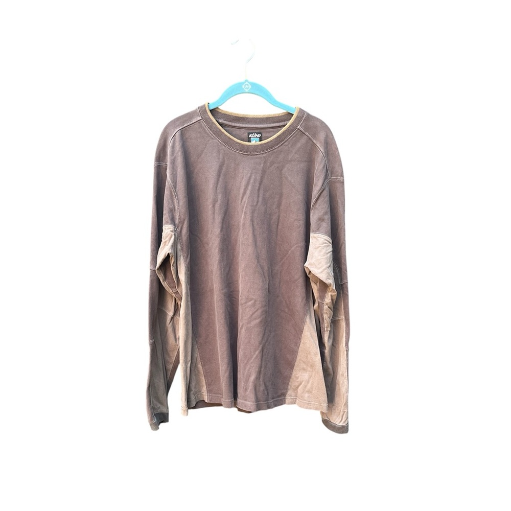 Kuhl Men's Kommando Crewneck Sweater - Brown and Tan